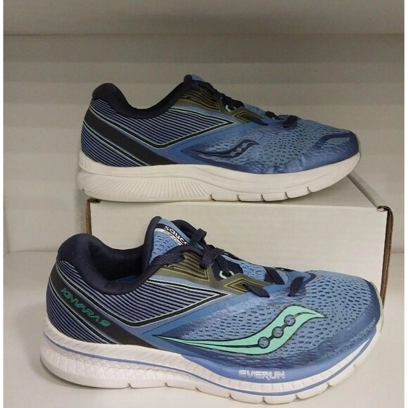 Saucony Shoes - Saucony Kinvara 9 Everun Blue Teal Running Shoes S10418-1 size 7 ladies Preowned